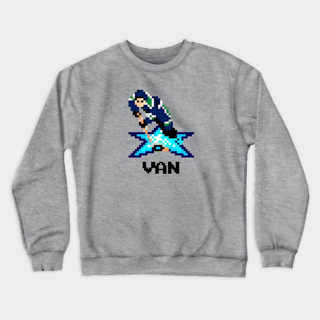 16-Bit Ice Hockey - Vancouver Crewneck Sweatshirt by The Pixel League